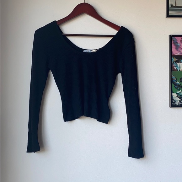 Urban Outfitters Tops - Urban Outfitters Crop Long Sleeve Top